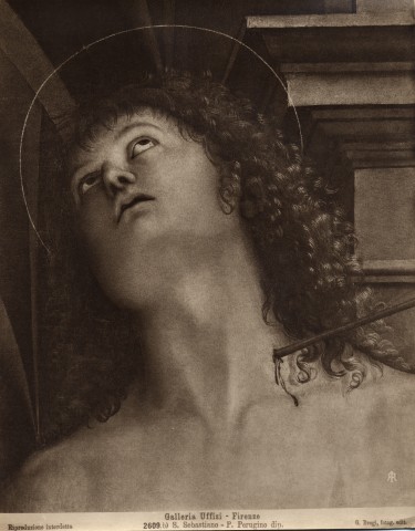 Brogi — Galleria Uffizi - Firenze. S. Sebastiano - P. Perugino dip. — particolare